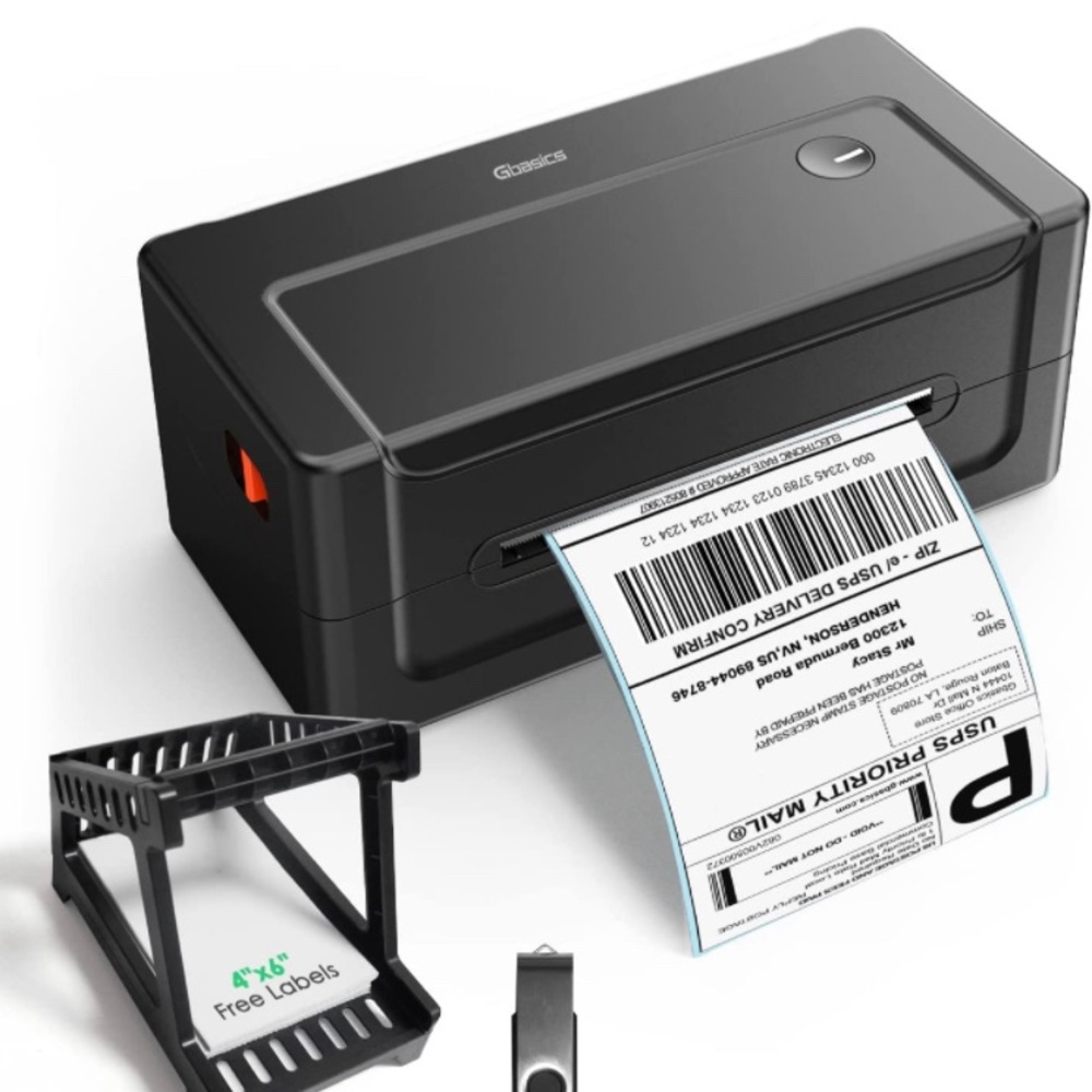 Gbasics Inkless Shipping Label Printer NEW - Picture 2 of 6